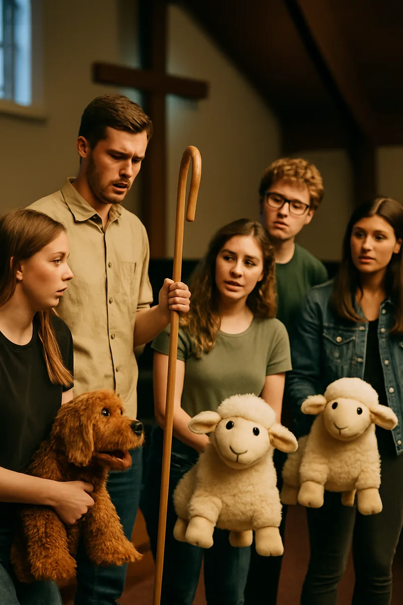 1. Sheepy Goes Missing — A Good Shepherd Adventure — biblical skit illustration