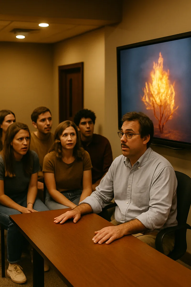 1. The Burning Bush Conference Call — biblical skit illustration