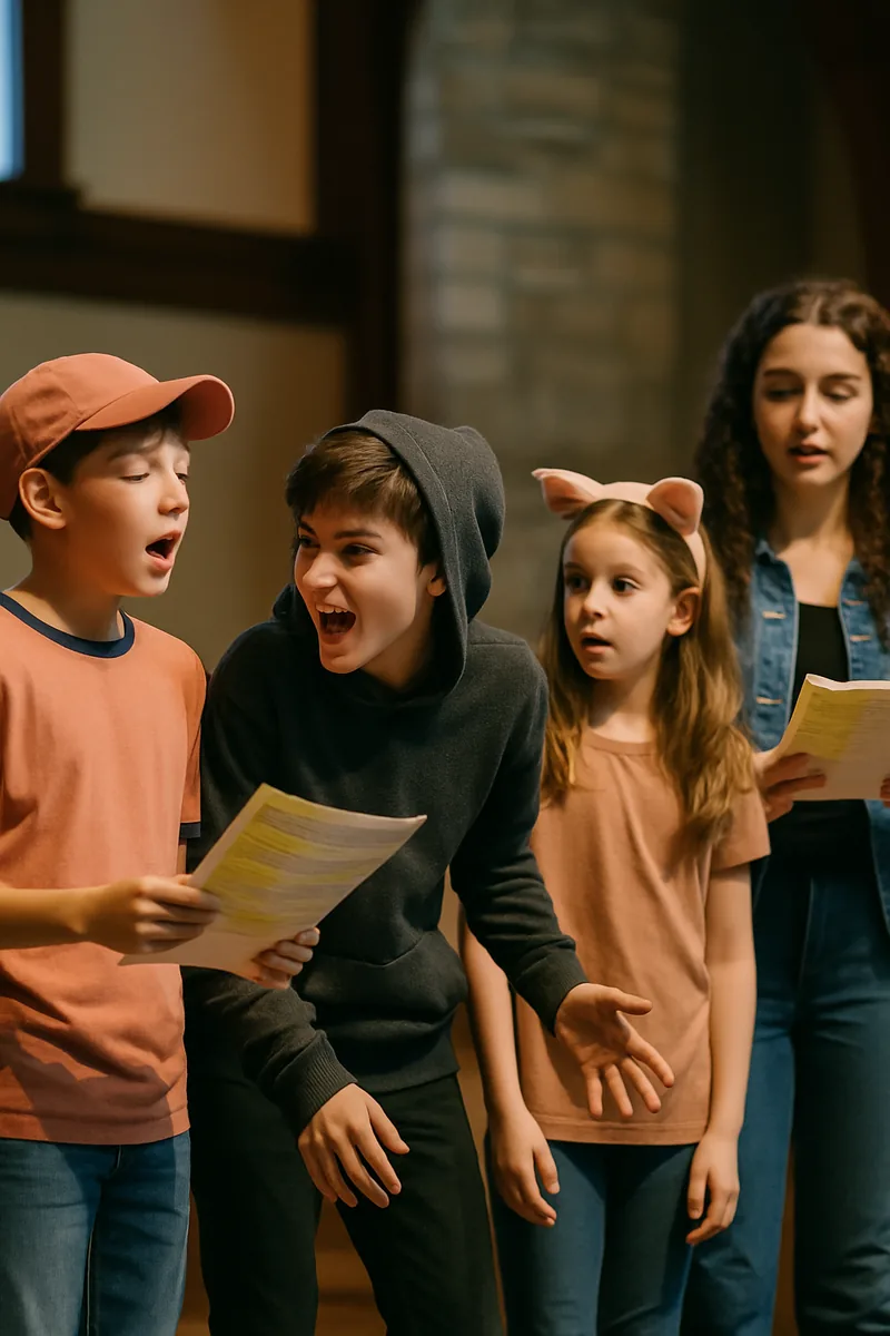 1. The Three Little Pigs Revisited — biblical skit illustration