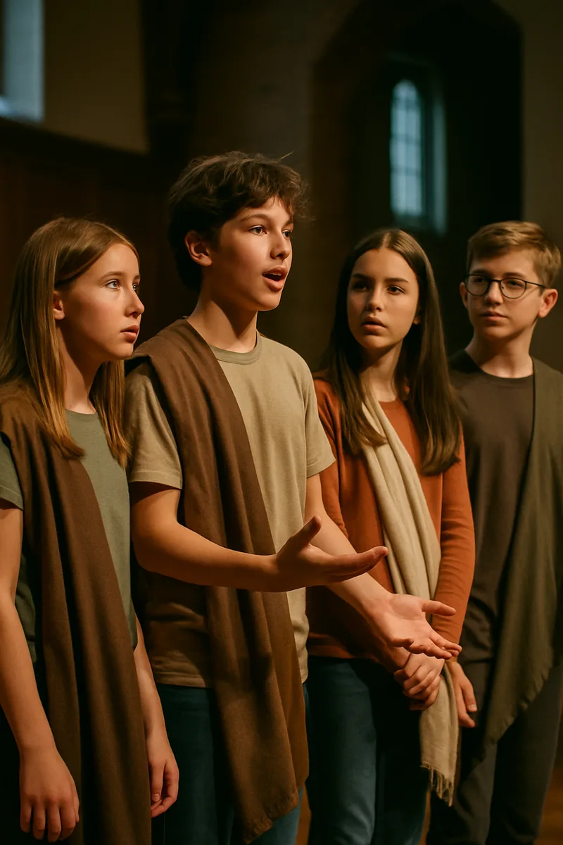 1. Voices of Ancient Civilizations — biblical skit illustration