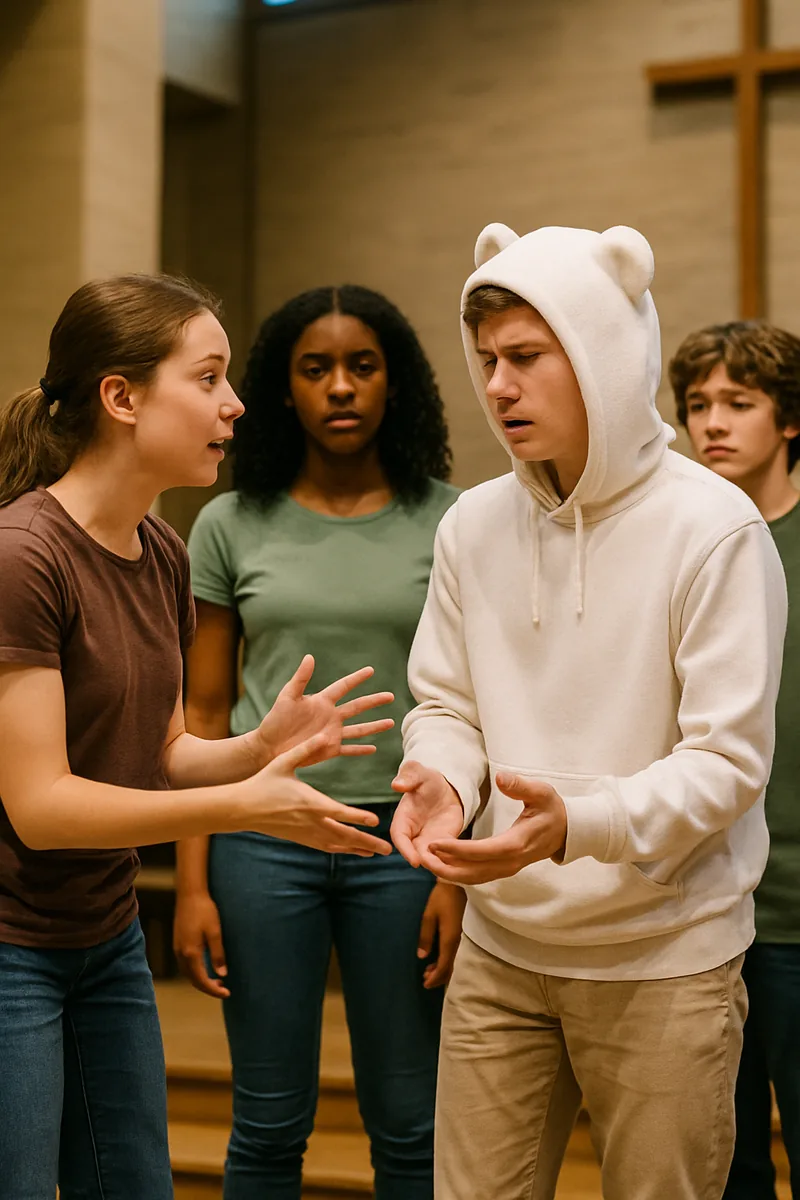 2. The Polar Bear’s Warning — biblical skit illustration