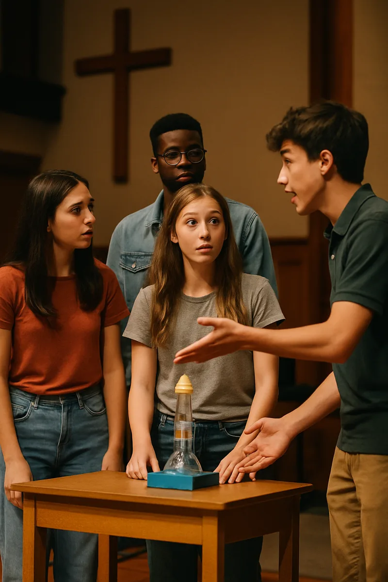 2. The Science Fair Surprise — biblical skit illustration