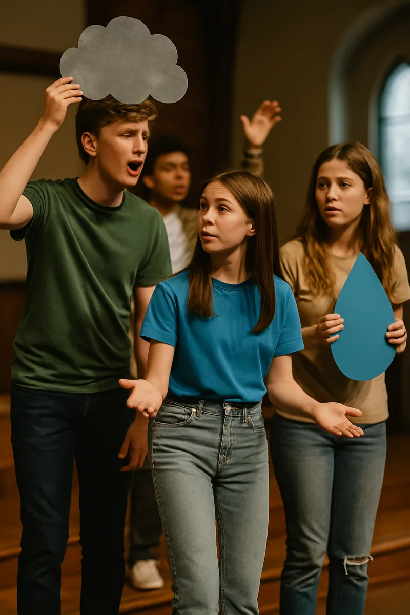 2. The Water Cycle Adventure — biblical skit illustration