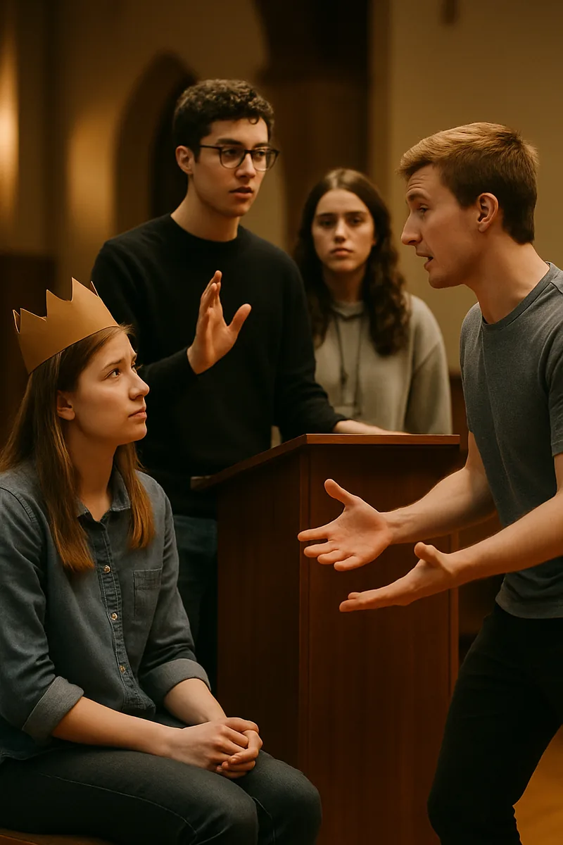 3. The Fairy Tale Courtroom — biblical skit illustration