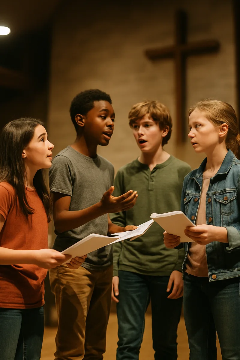 3. Voices from History — biblical skit illustration