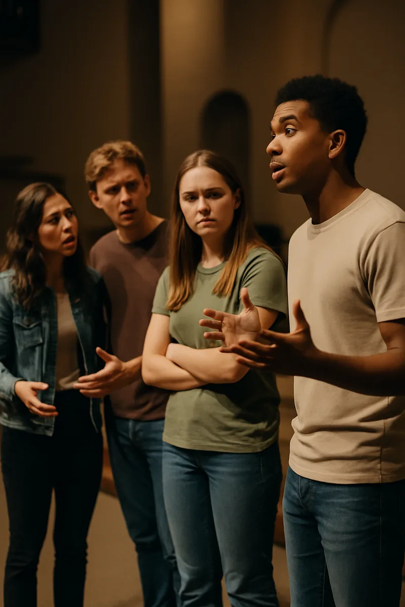 4. “Different People, One Camp” — biblical skit illustration