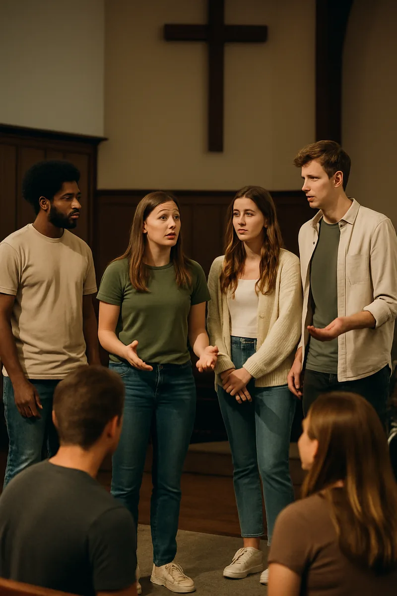 4. Our Script, God’s Plan — biblical skit illustration