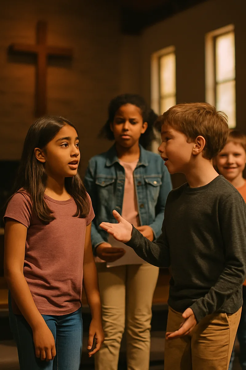 4. The First Day at Reading Idol — biblical skit illustration