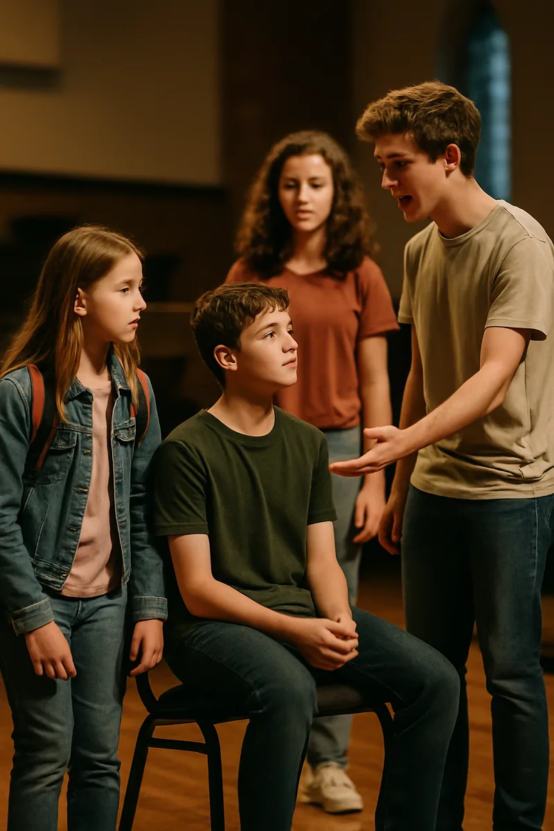 4. “The Train Platform” — biblical skit illustration