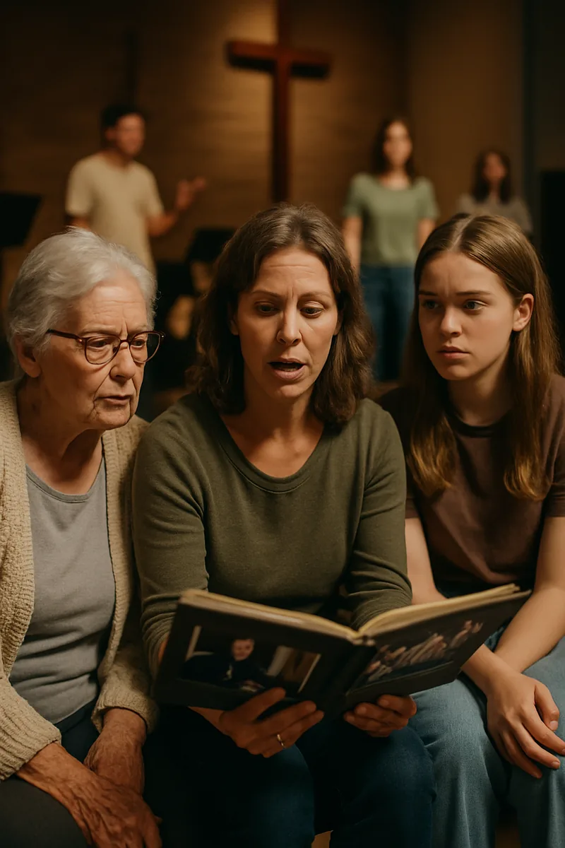 4. Three Generations, One Shepherd — biblical skit illustration