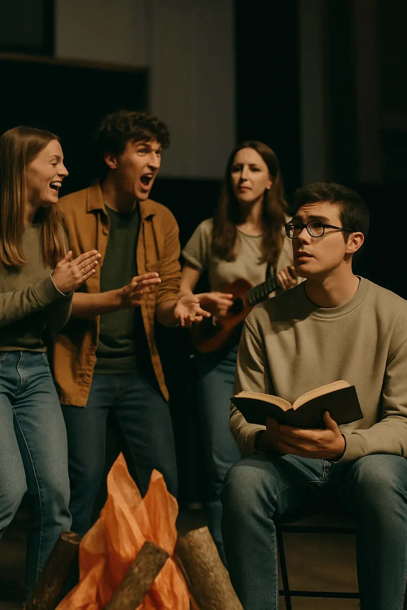 5. “The Better Campfire” — biblical skit illustration