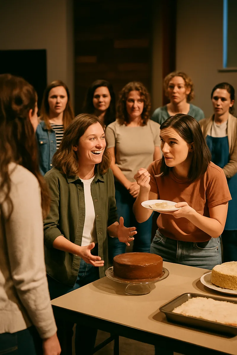 5. The Women's Ministry Bake-Off — biblical skit illustration