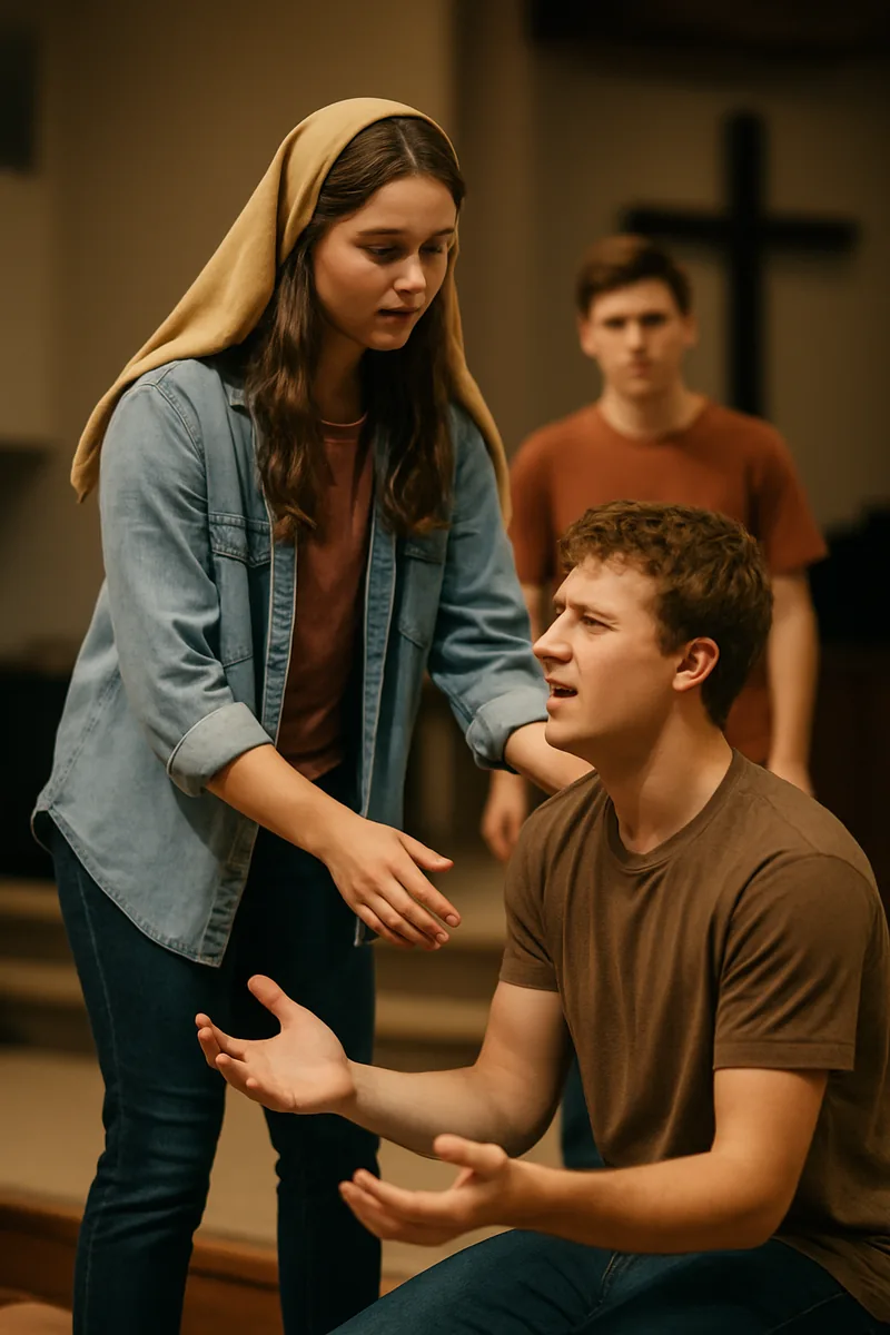 6. “Beloved Tales Brought to Life” — biblical skit illustration
