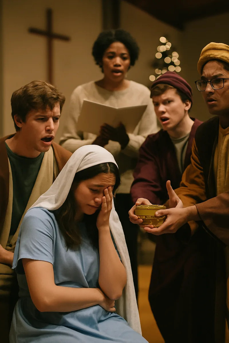 6. The Christmas Pageant Catastrophe — biblical skit illustration