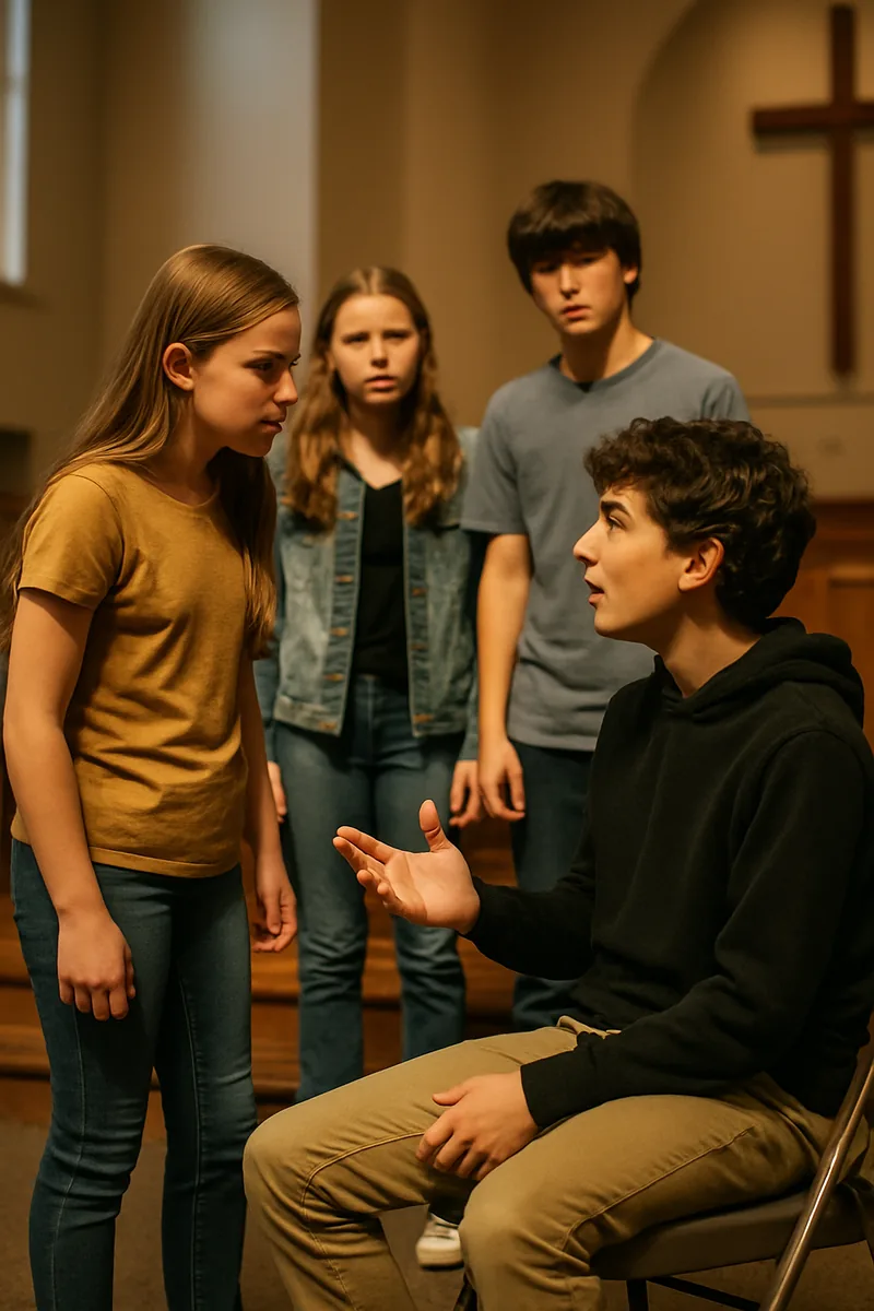 6. The Middle School Mystery — biblical skit illustration