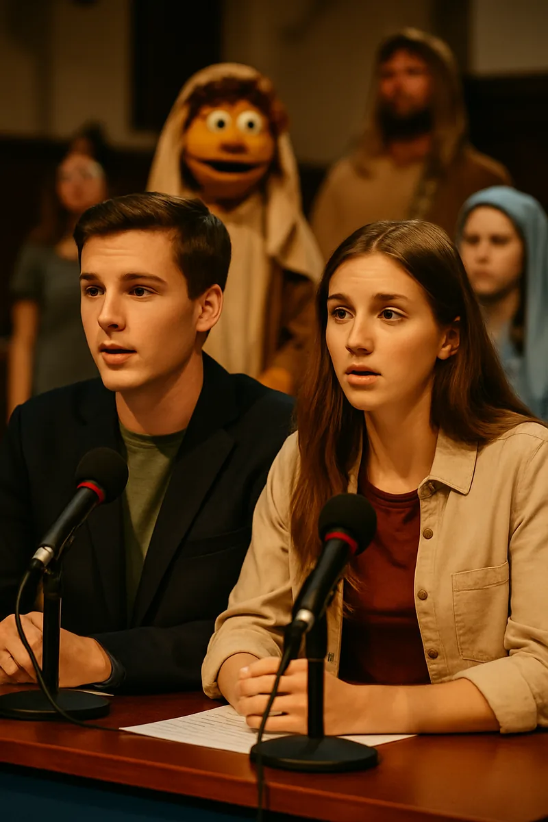 6. VBS Newsroom Live from Bethlehem (Christmas Story) — biblical skit illustration