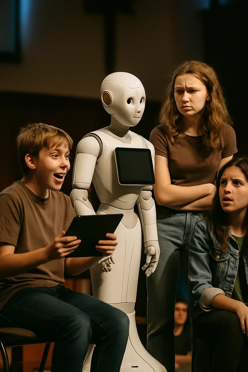 7. A Day in the Future Classroom — biblical skit illustration