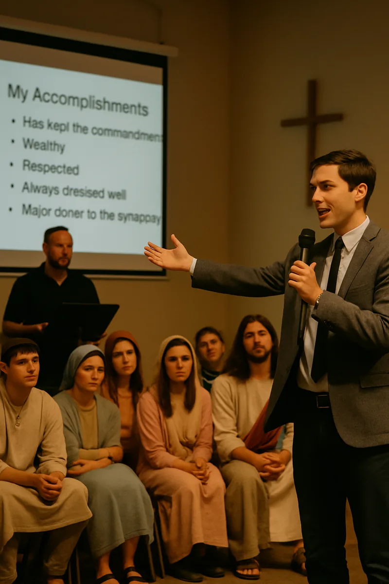 7. The Kingdom Come Talent Show — biblical skit illustration