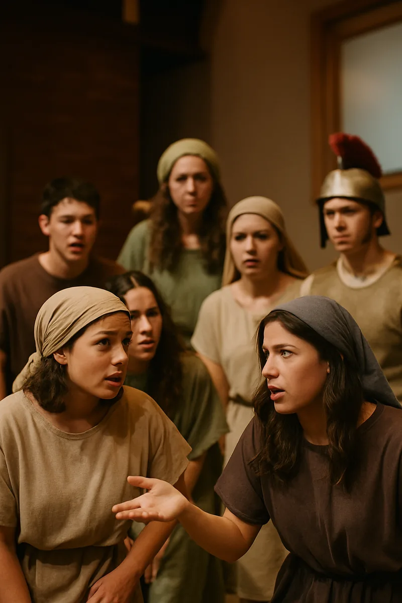 7. The Prodigal Son: Behind the Scenes — biblical skit illustration