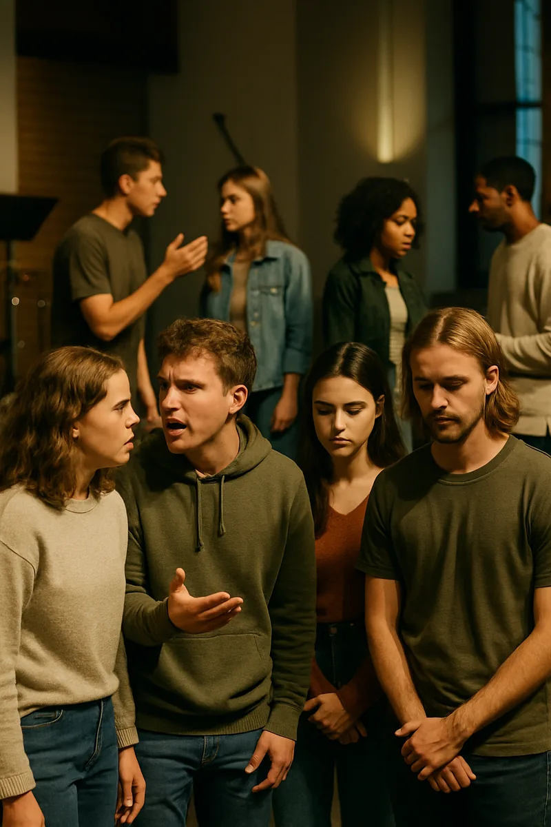 8. Together in Worship — biblical skit illustration