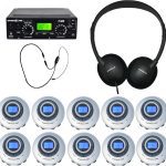 Best Hearing Assist Systems for Church: 5 Picks (2026) fm transmitter for church — Enersound 10-Person assistive listening system