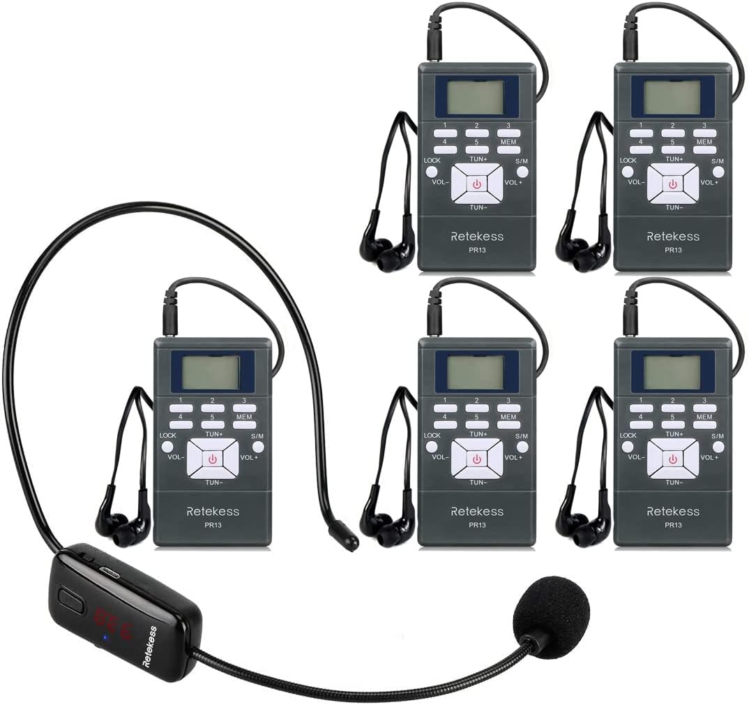 hearing assist systems for church — Retekess TR503 church translation system