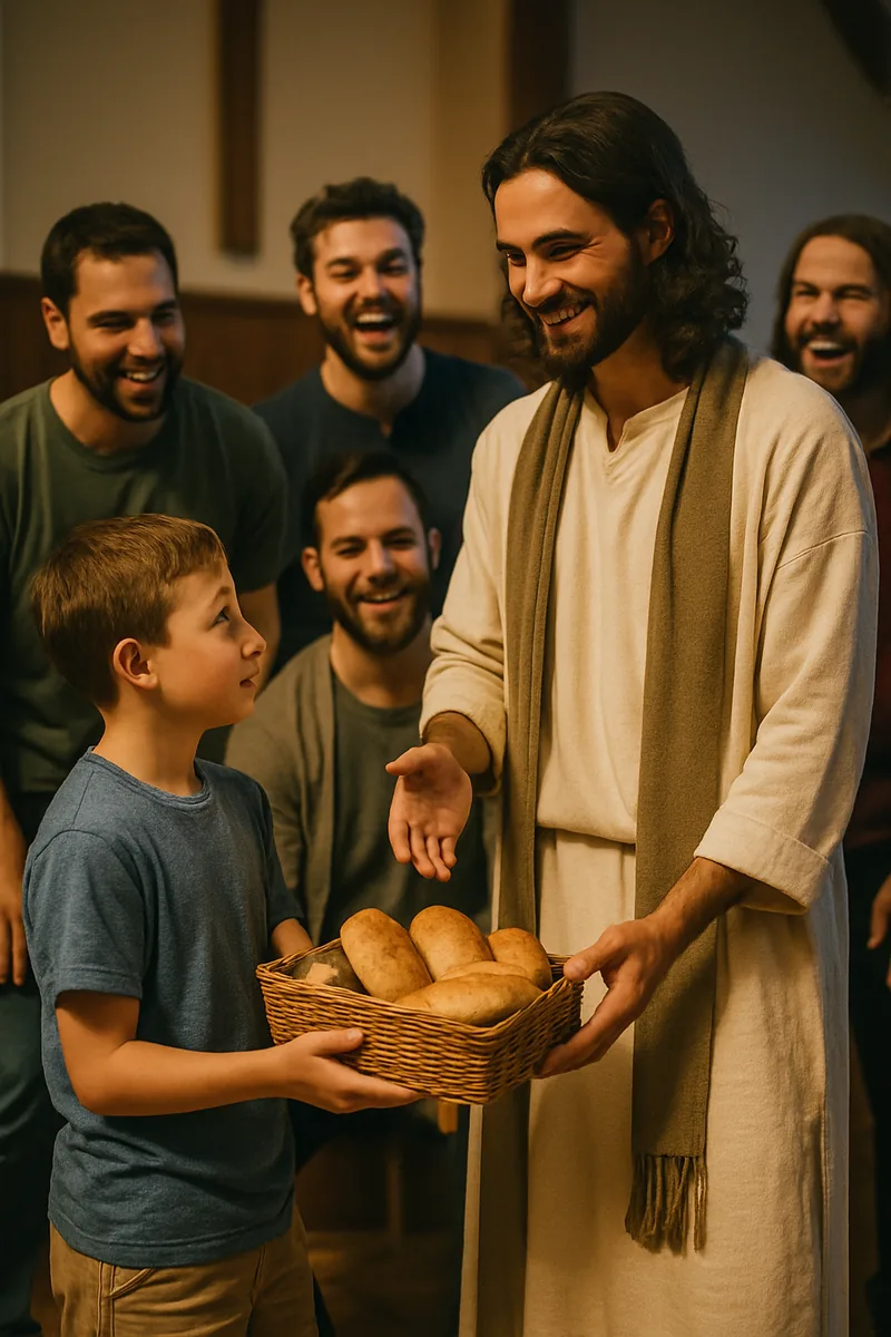Skit 1 — The Lunchbox Multiplied — biblical skit illustration