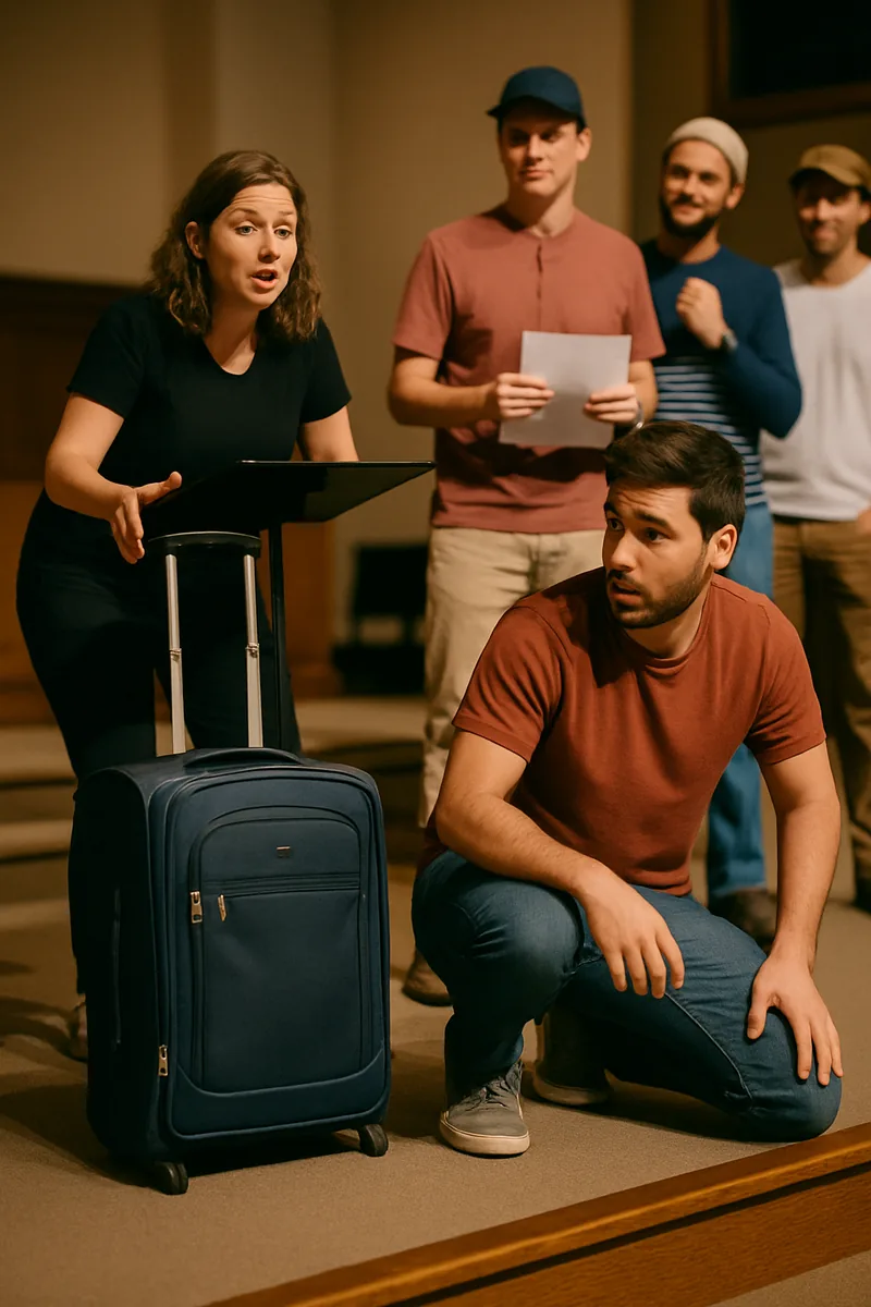Skit 2 — Jonah and the Talking Suitcase — biblical skit illustration
