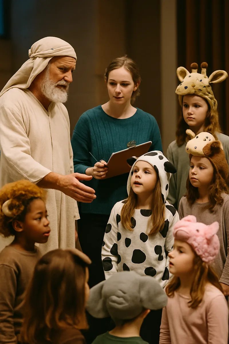 Skit 4 — Noah's Ark Animal Auditions — biblical skit illustration