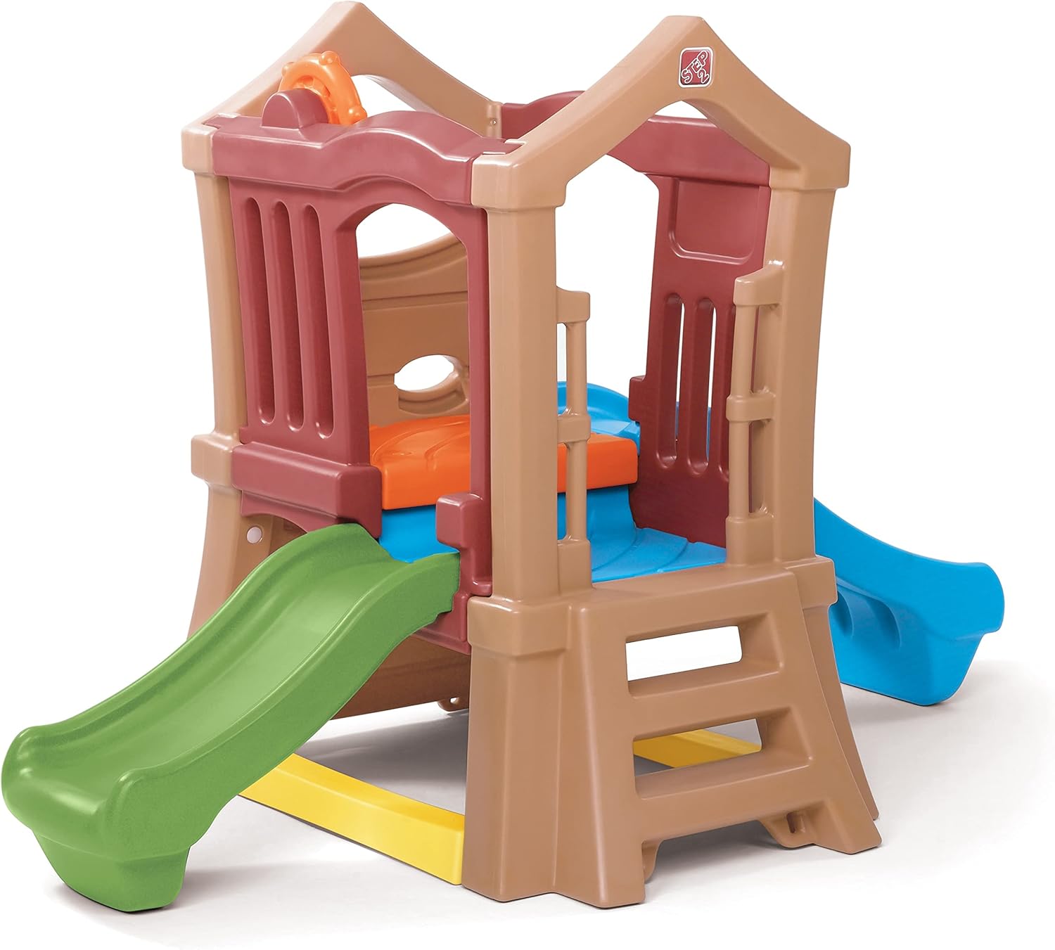 playground equipment for churches — Step2 Play Up Double Slide Climber