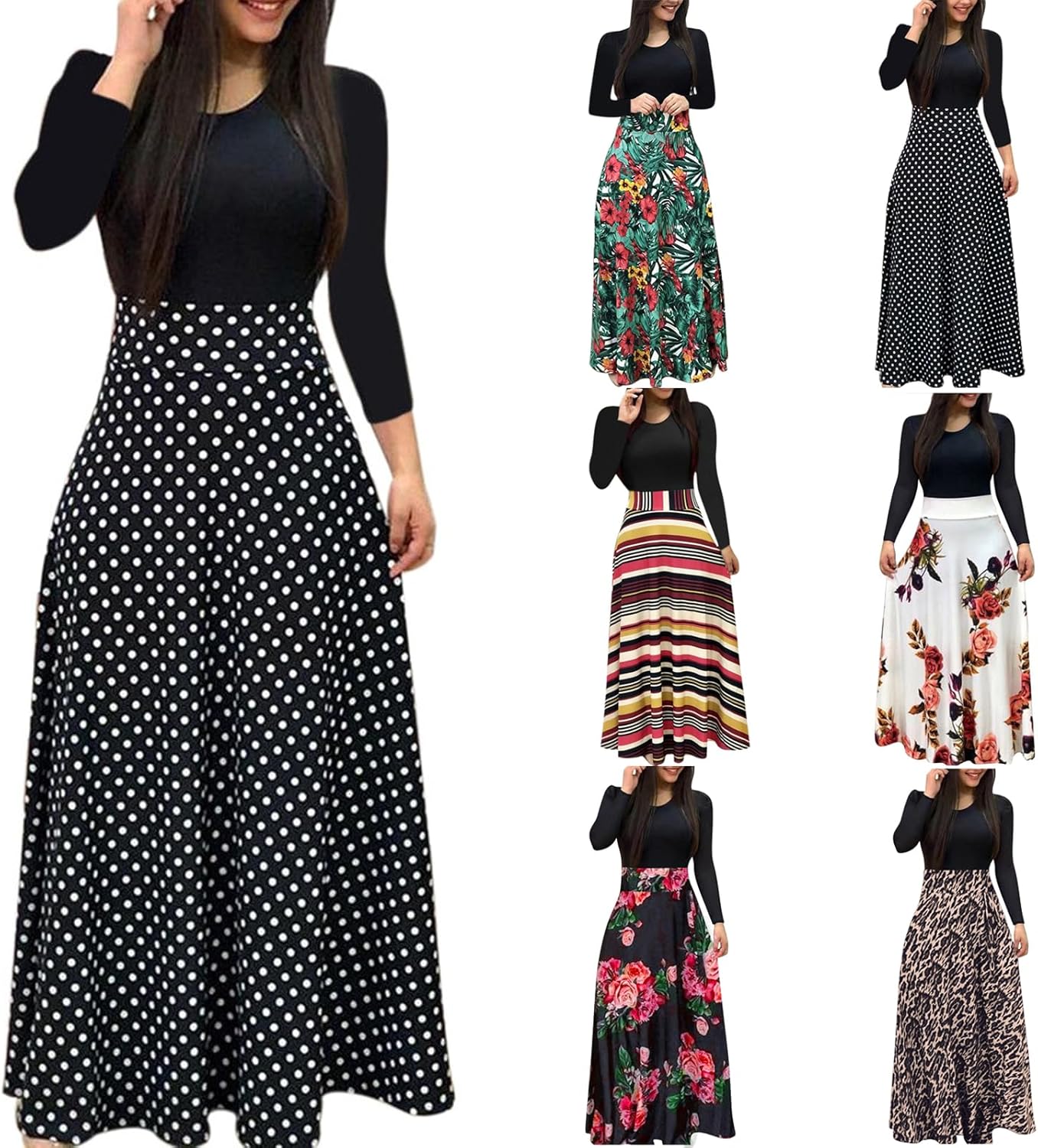 plus size church outfit ideas — yakyamgi Plus Size Ribbed Knit Maxi Dress